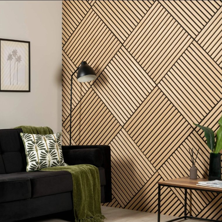 Xinmei Akupanel Diffusion Wall Sound Insulation Groove Acoustic Solid Slat Wood Fiber Sound Insulation Wall Panel