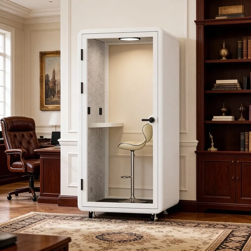 Silence Booth Advanced Sound Isolation Studio Booth for Clear Recordings Soundproof Booth