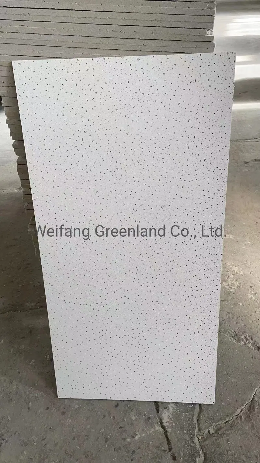 2X4 /2X2 Cielo Falso Acoustic Fiber Sound Proof Drop Suspended Mineral Fiber Ceiling Tiles