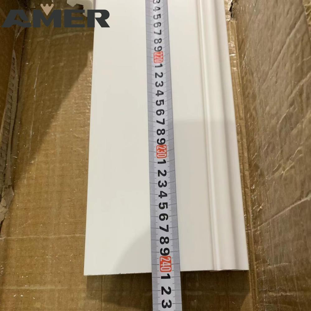 High Quality Wholesale Price White Interior Decoration PS Wall Skirting Board