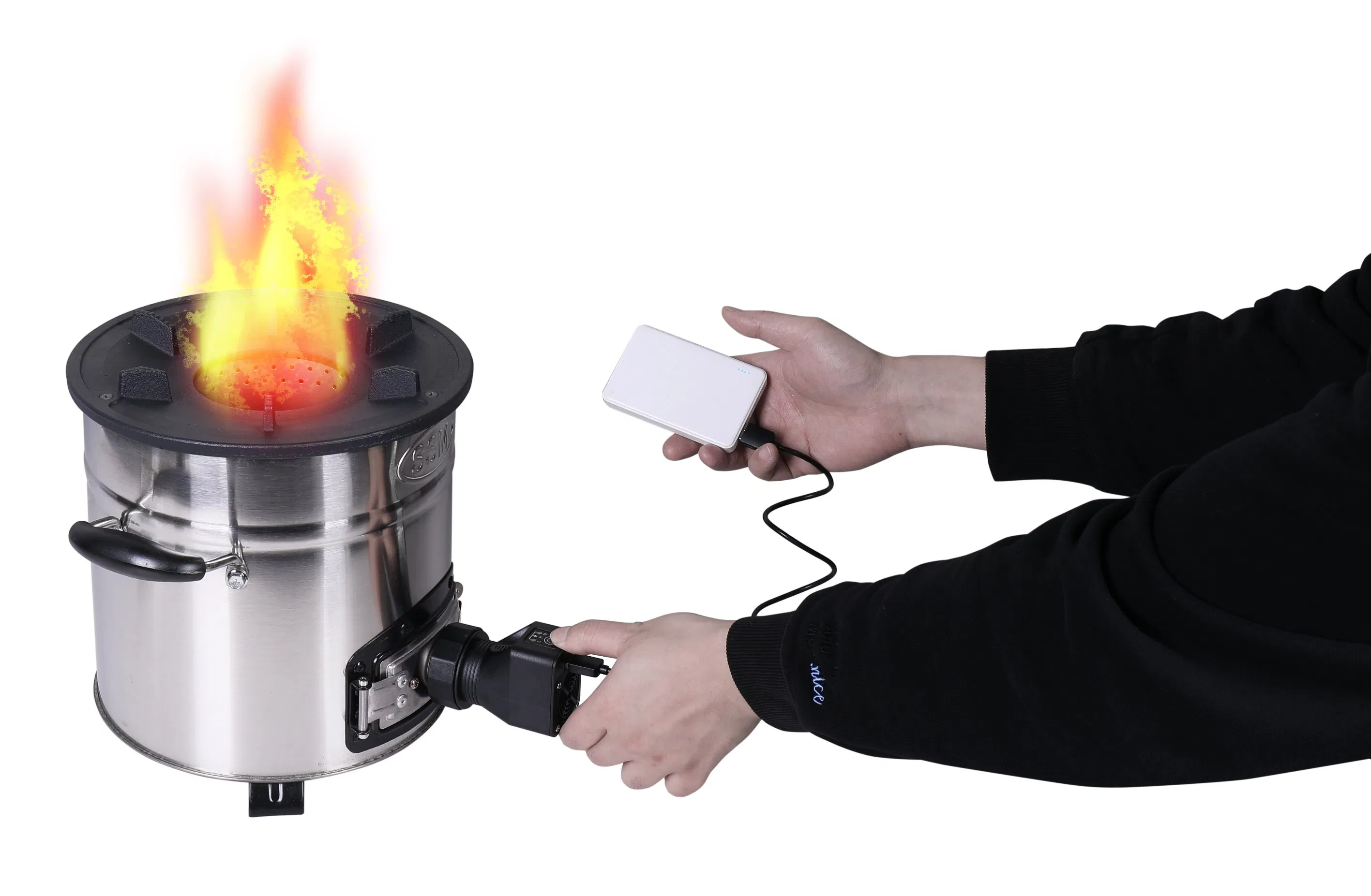 Biomass Pellet Stove 5V Fan Stove Cooker