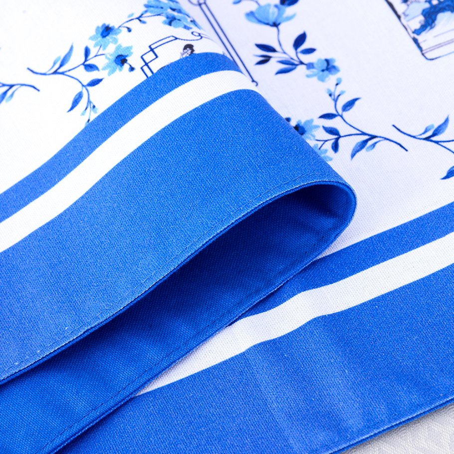 China 100% Cotton Polyester Cotton Textile Tablecloth Fabric Roll Shinning Table Runner