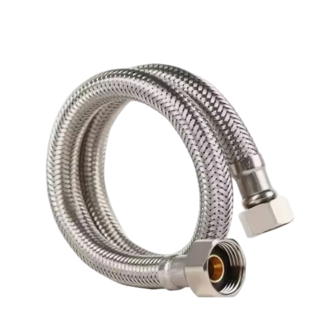 Stainless Steel Single-Wire Braided Corrugated Flexible Metal Hose with Customizable Fittings