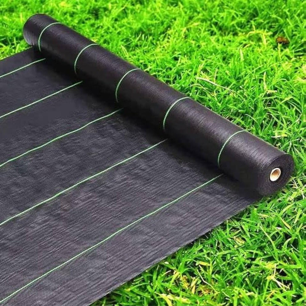 PE Black Agricultural Landscape Weed Barrier Control Mat for Garden