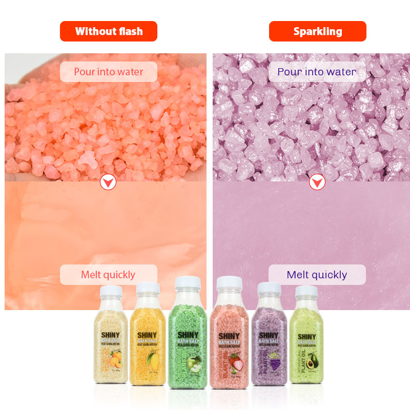 6 Kind Options Himalayan Ocean Natural No Irritation Relax Bath Herbal Sea Salt for Body