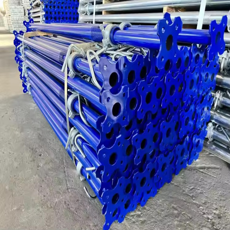 Adjustable Height Scaffolding Support: Painted Steel Prop Solutions