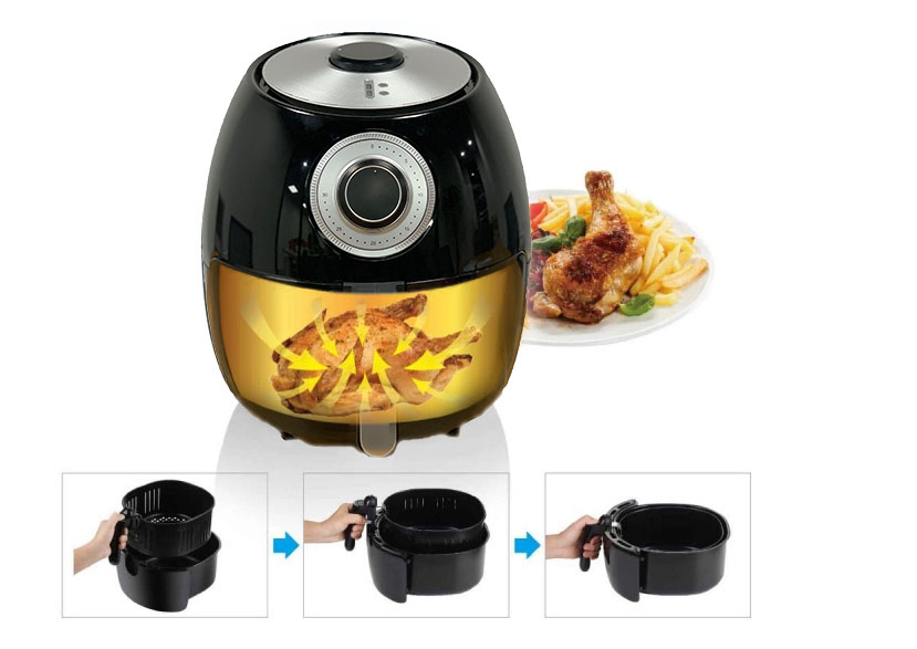 Digital Power No Oil Air Fryer 2L 3.5L 5.5L Optional