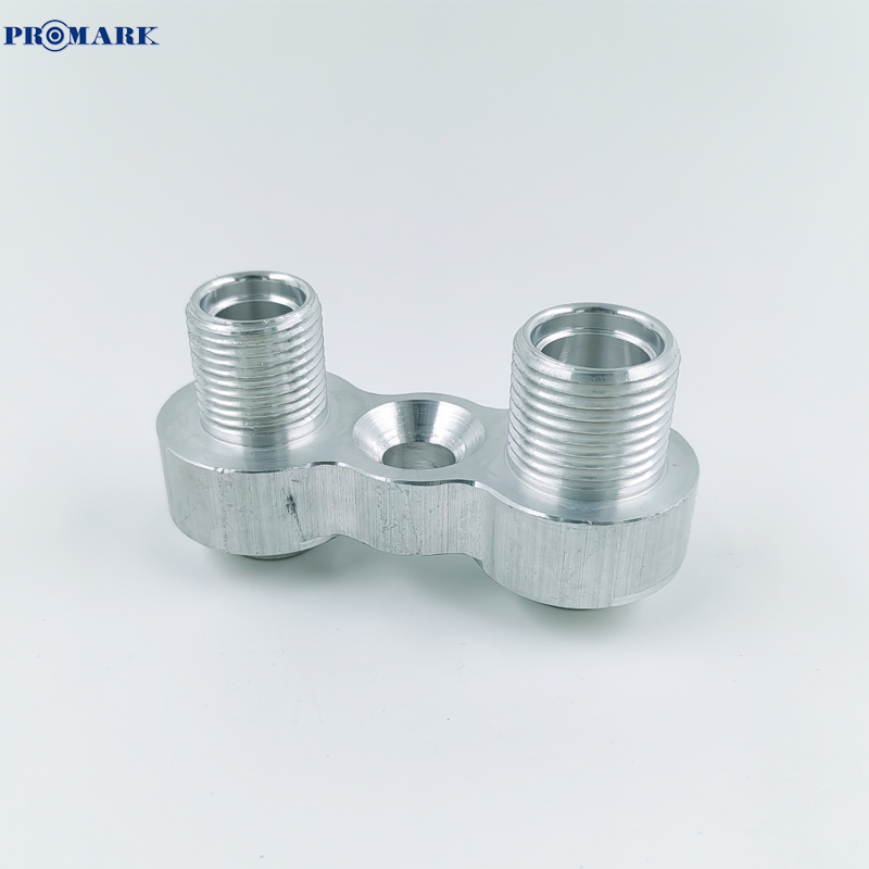 GM Compressor Straight Rear Adapter Block Flat Face