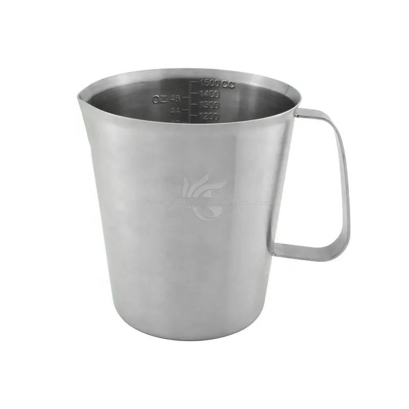 Baking Kitchen Stainless Steel 10oz - 50oz Measuring Cup Cooking Measure Milk Liquid Jug Unique Measuring Pitcher