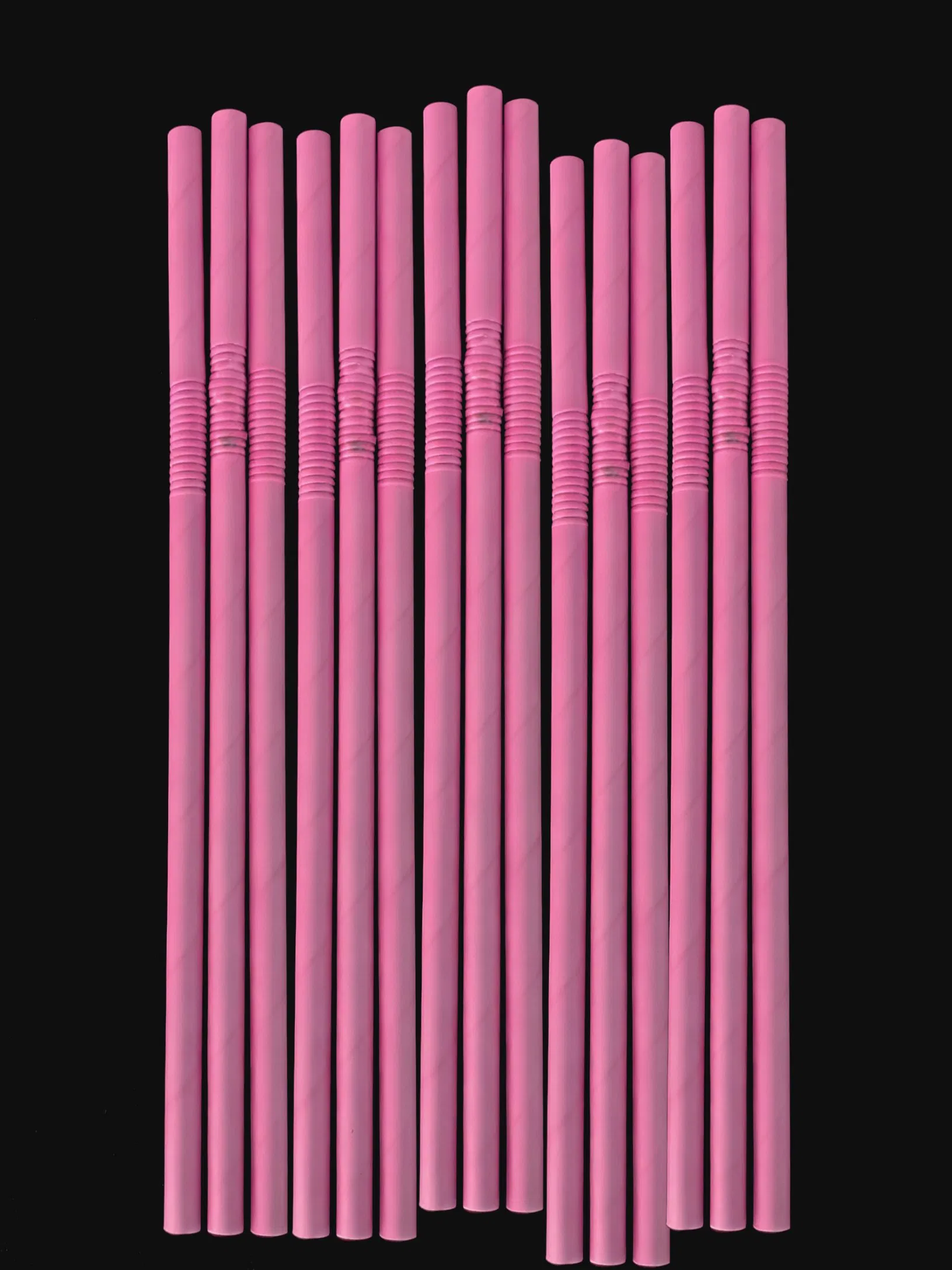 Bendy Colorful 5 Inch Mini Individually Wrapped Bakery Dessert Paper Straws