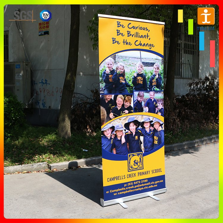 Aluminum Double Sides Roll-up Banner Stand