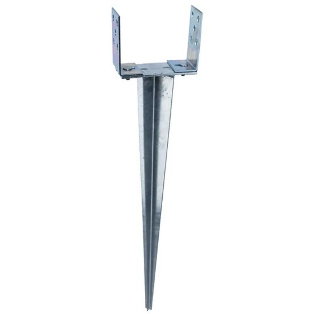 Metal Adjustable Anchor Ground Screw Fence Post Spike