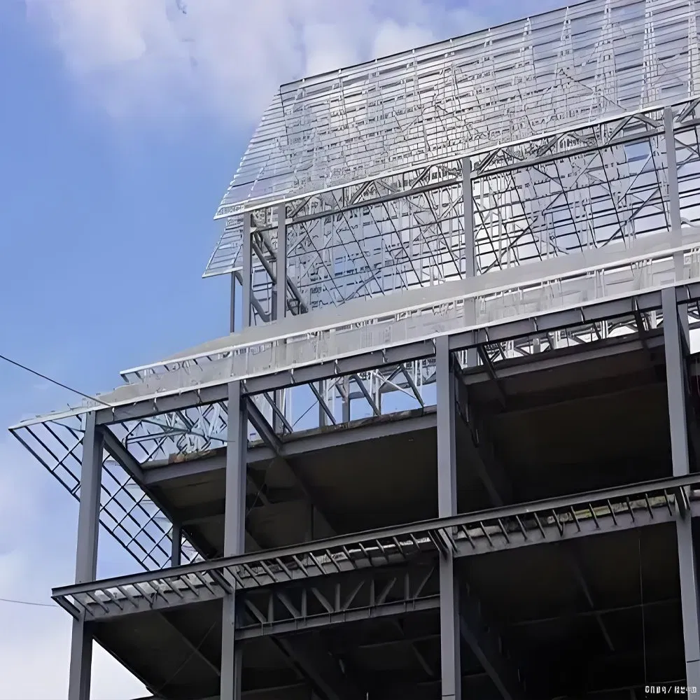 Custom Designed Modern Modular Metal Steel Structure Commercial Industrial Prefab Office Building Competitive Price Warehouses