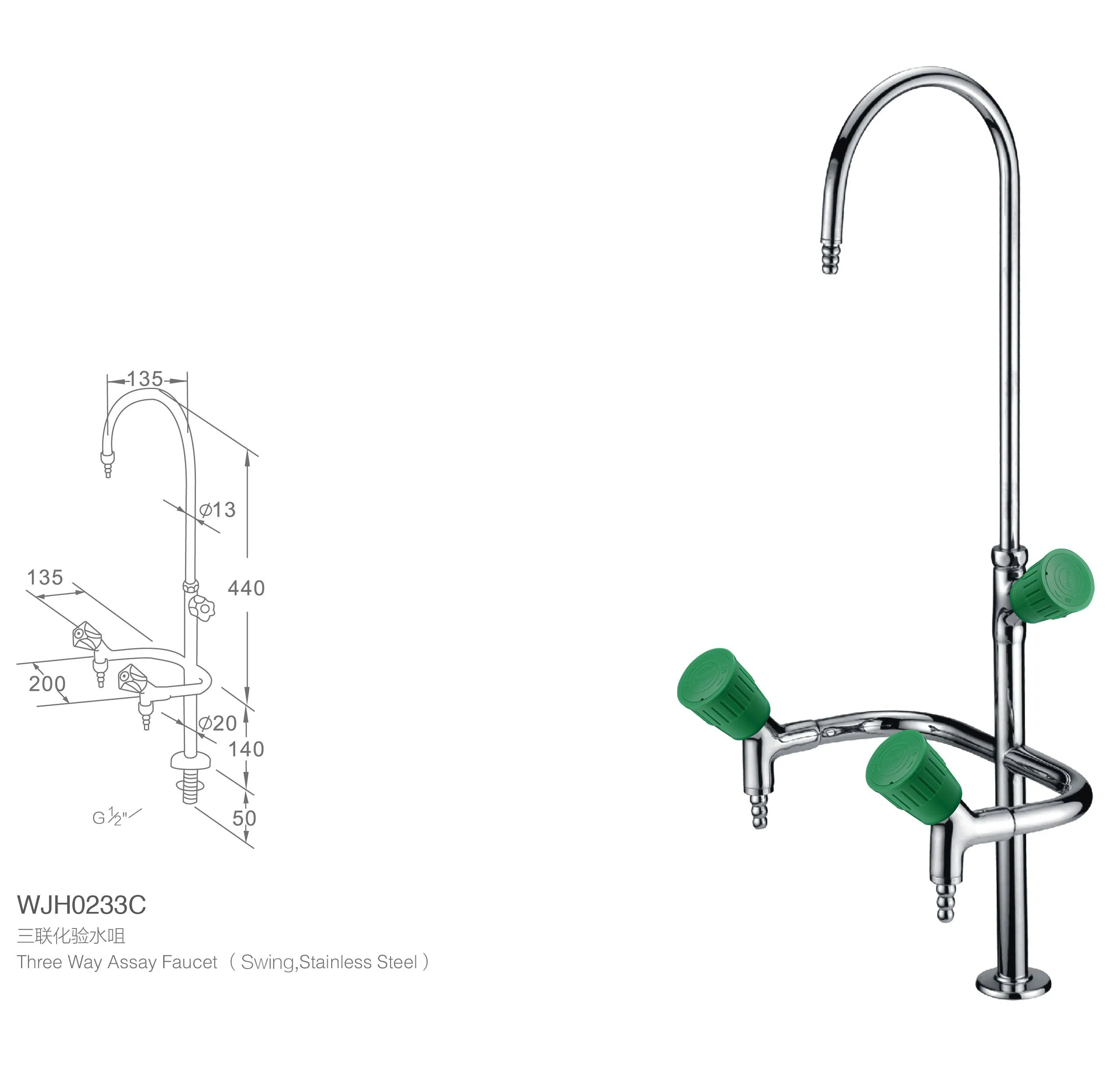Лабораторный кран для анализов с термостатом