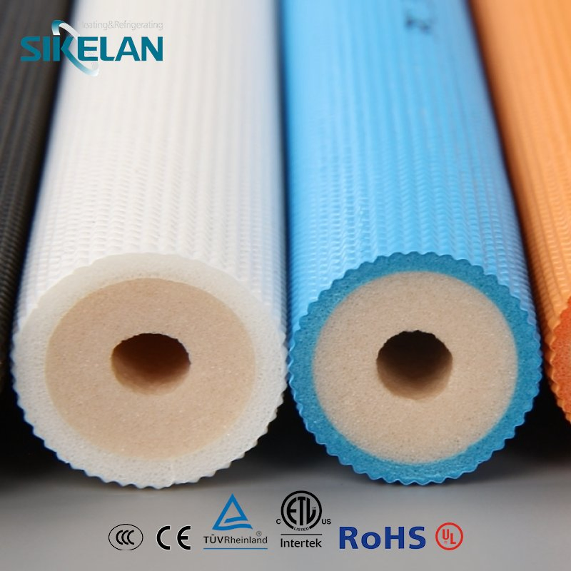 Customized Colors Industrial Pipeline HVAC Air Conditioning PE Insulation Pipes