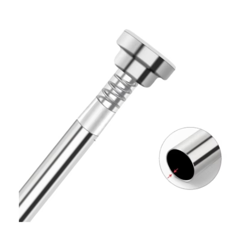 Promotional Spot Supply Anti-Slip Adjustable Spring Shower Curtain Poles