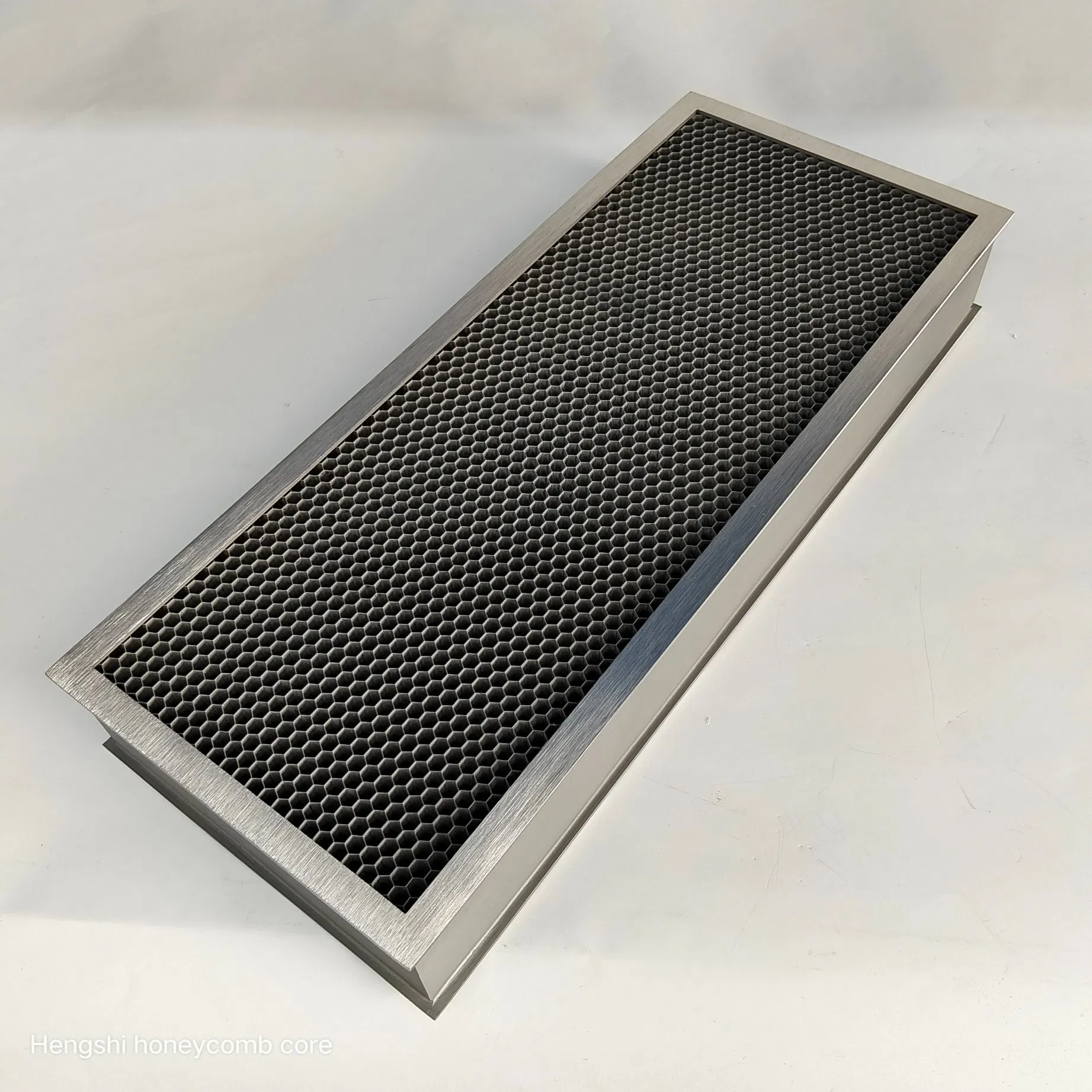 Hengshi High Performance Sand Sprayed Steel Honeycomb Core Panels for EMI Shielding