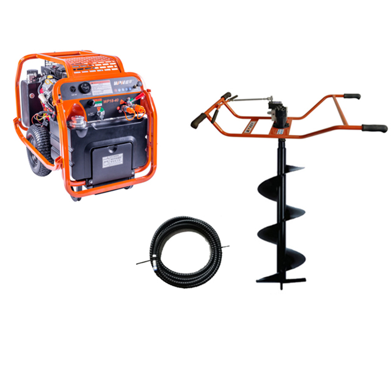 Handheld Garden Hydraulic Earth Auger for Soil