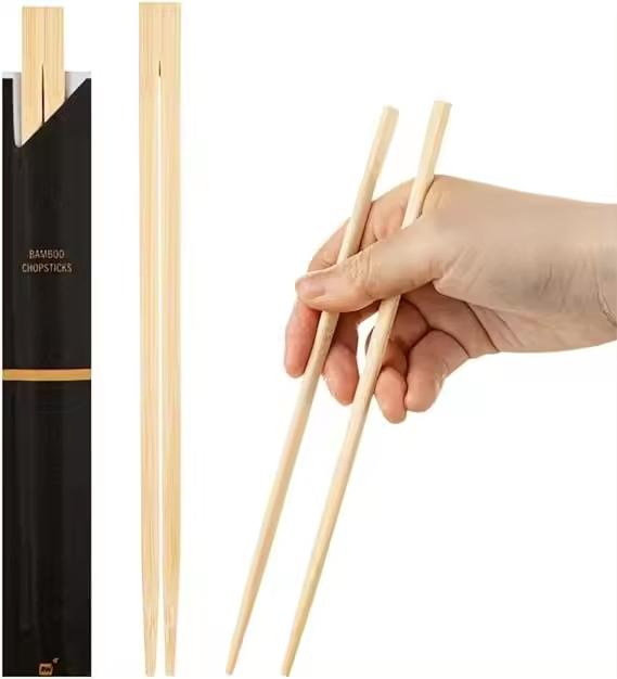 Chinese Manufacturers Factory Price Disposable Green Natual Bamboo Twin Chopsticks