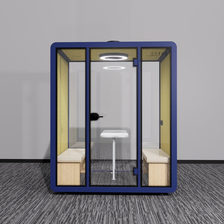 Hot Sale Soundproof Meeting Pod with Power Outlets and Network Ports for Brainstorming Sessions in Educational Institute