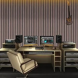 Interior Decoration Aku Panel Oak Wood Slat Panel Wall Panel Wand Paneel Acoustic Panelwand Paneel Acoustic Panel