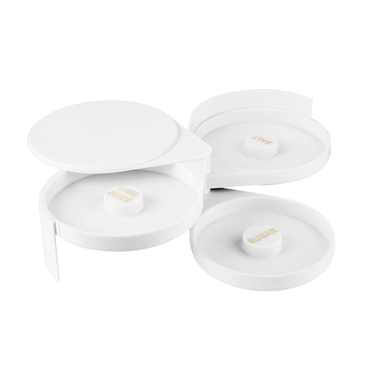 Red Transparent Color ABS Plastic Salt Sugar Rimmer for Cocktail