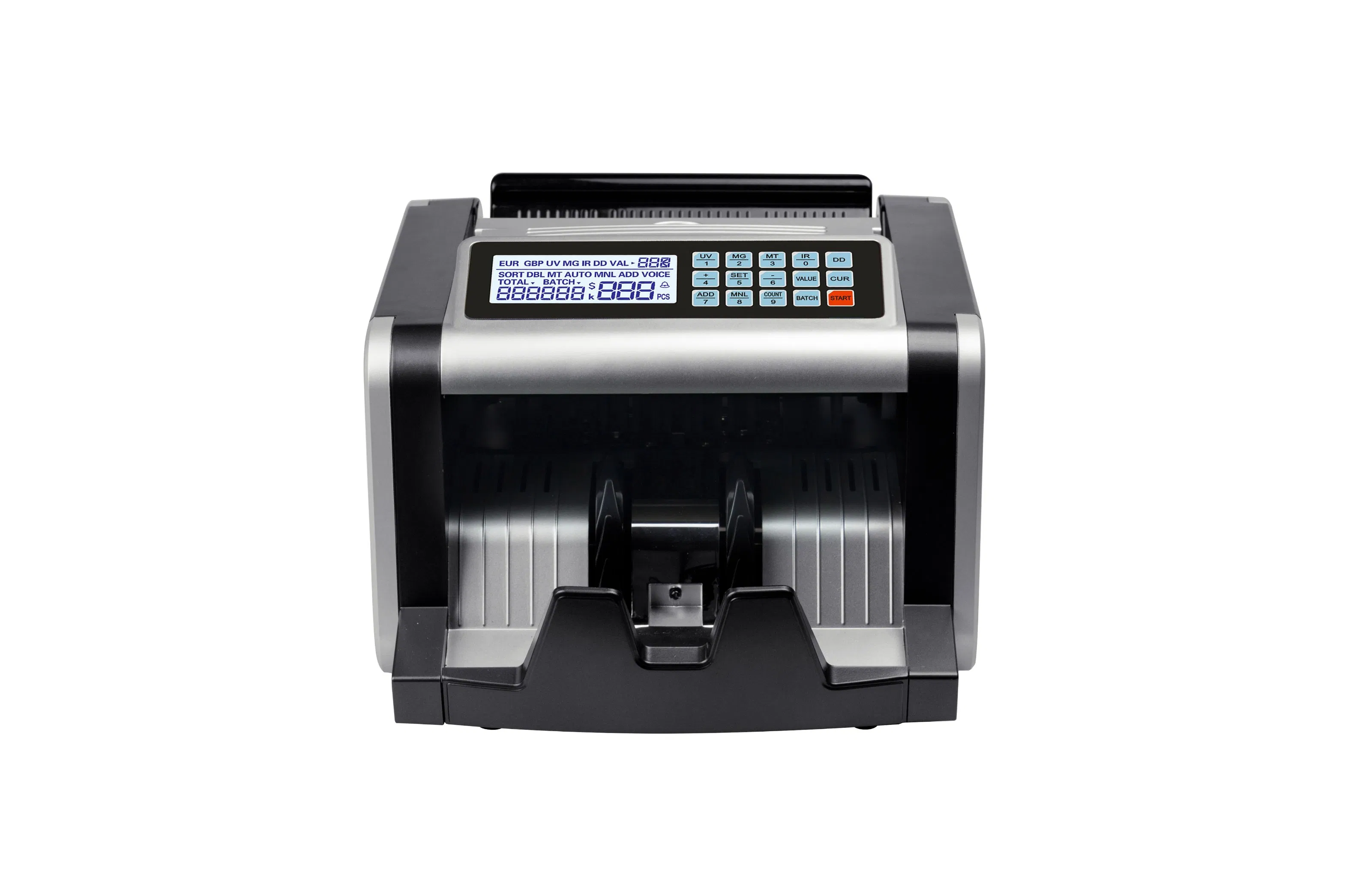 Al-1600 LCD Display Quick Counting Bill Money Currency Banknote Cash Counter Machine