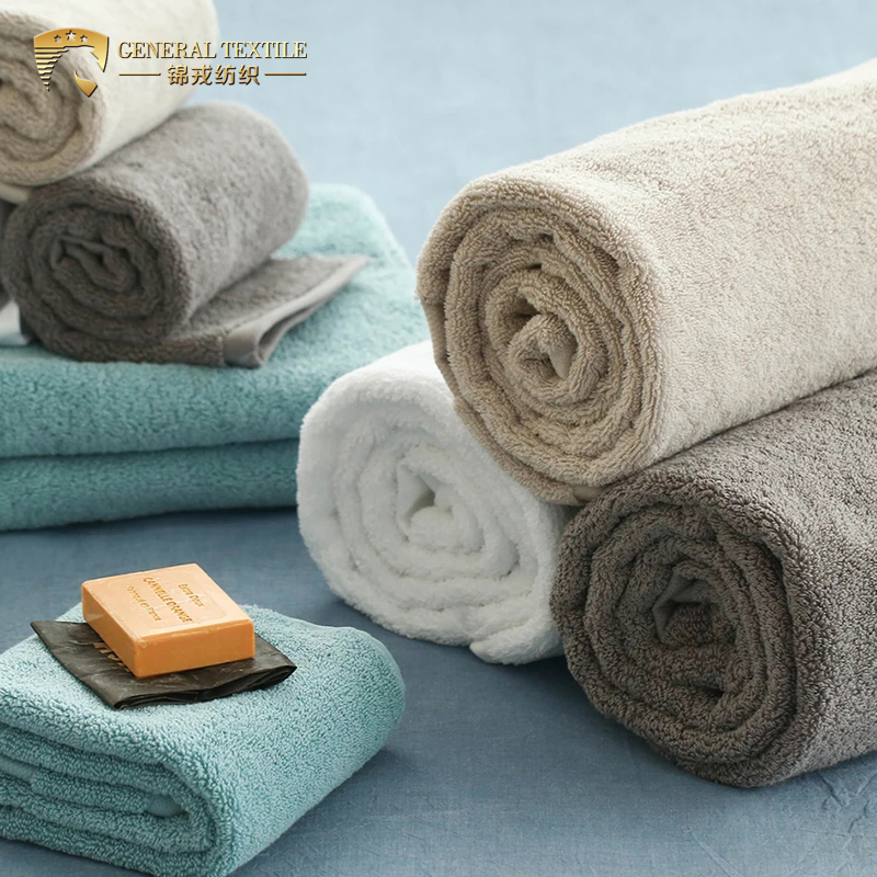 Thick White Cotton Towels for Hotel SPA Relaxation and Bathroom Use
