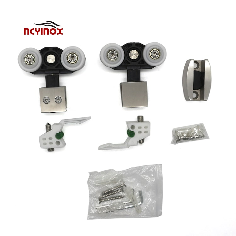 Sliding Door Hanger Roller Hanging Wheels Door Roller Wheel for Tempered Glass