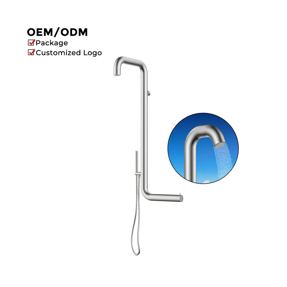New Arrival Cold Hot Wall Mounted Outdoor Indoor Faucet Outdoor Summer Shower