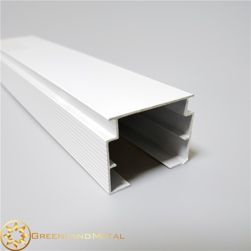 Anodized /Power Coated Vertical Blind Head Rail Top Track in Aluminum Profile Material
