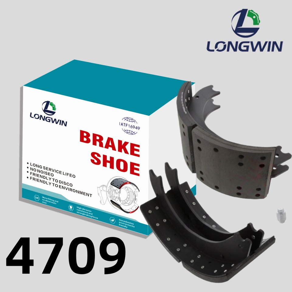 Brake Shoe Kit with E-Coating for GAWR 23K Truck