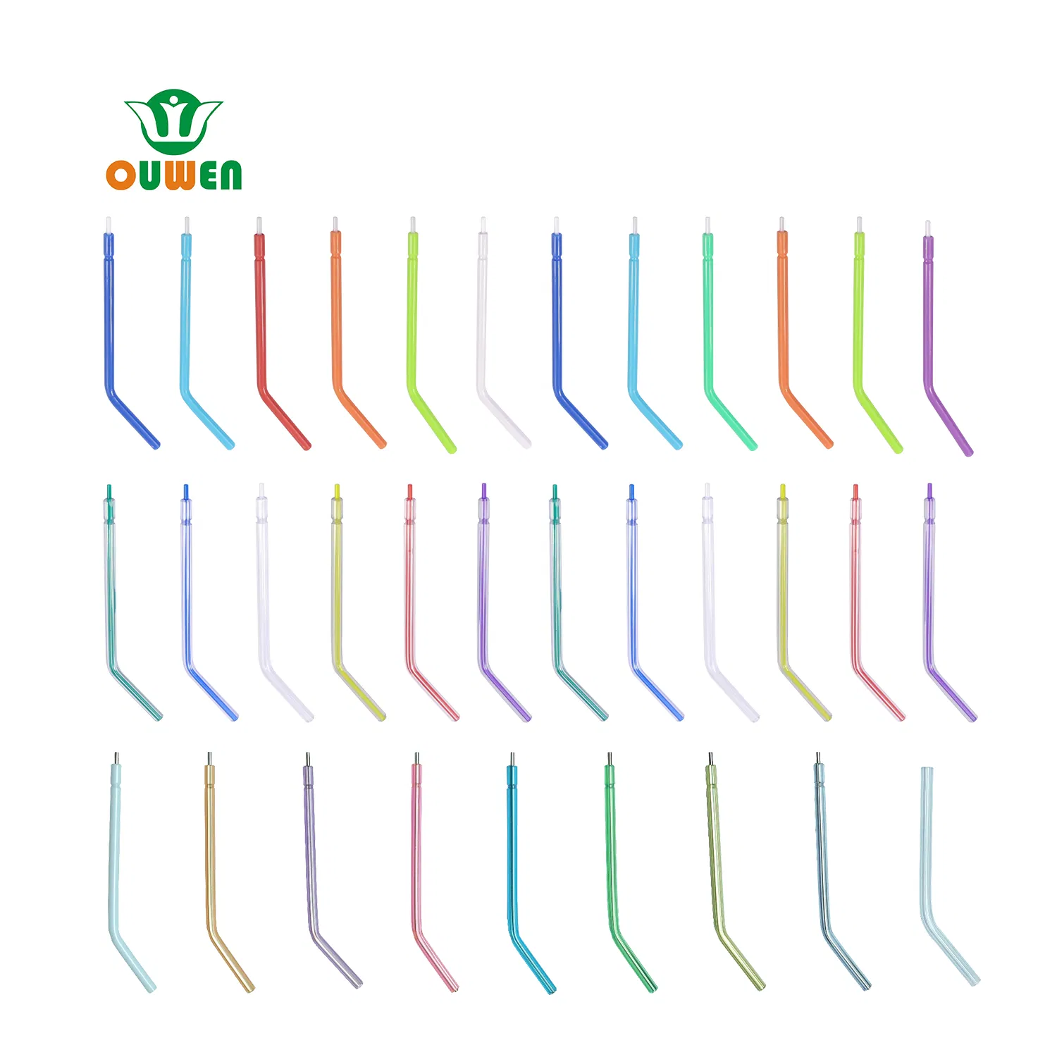 Dental Plastic Nozzles Tips Air-Water Spray Triple Syringe