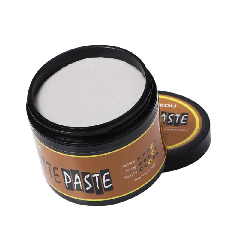 Custom Brand Hair Wax Clay Product Strong Hold No Shine Water Based Men Hair Paste for Barber Salon