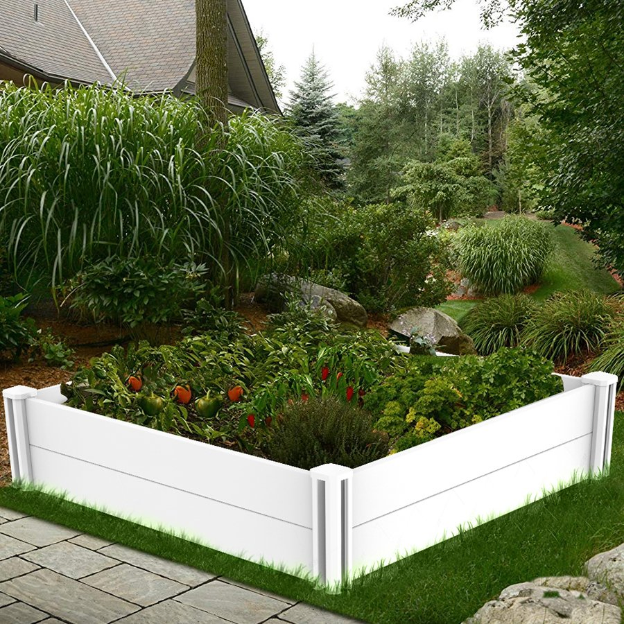 Outdoor UV Proof Vinyl PVC Plastic Raised Garden Bed