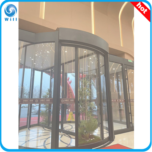 Big Automatic Revolving Door