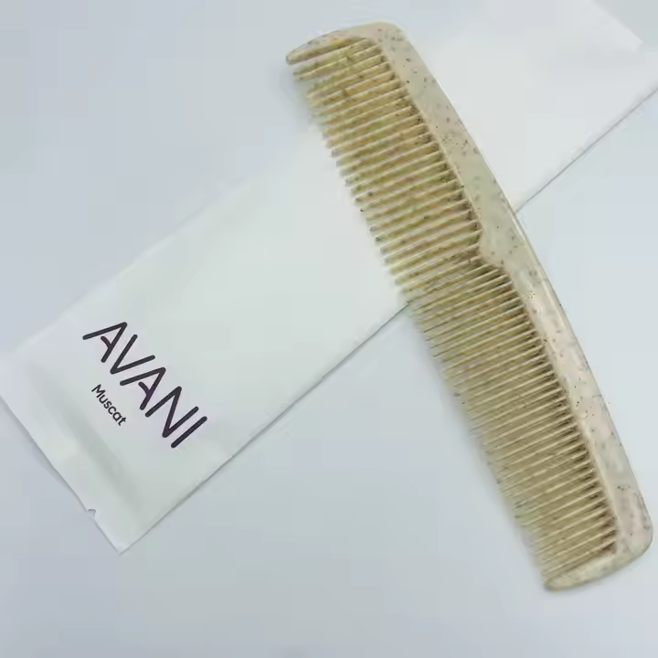 Hotel Disposable Comb Environmentally Friendly Wheat Straw Material