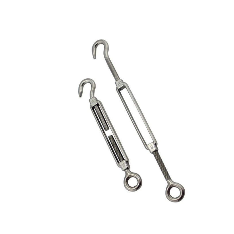 Turnbuckle Hooks Stainless Steel with Double Hook Rigging Hardware