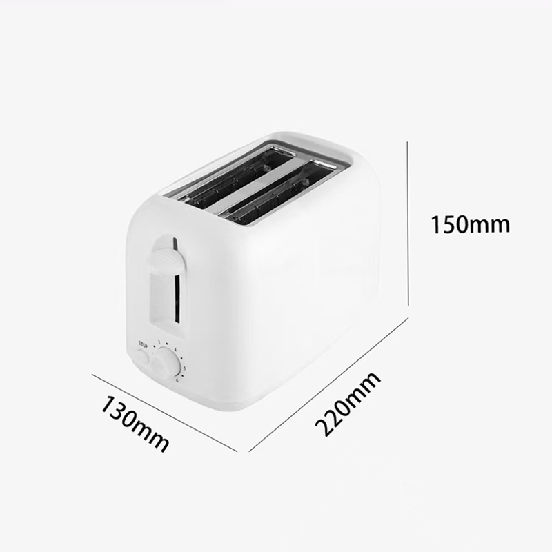 Electric Appliances Automatic Pop up Bread Machine 650W Breakfast 2 Slices Toaster