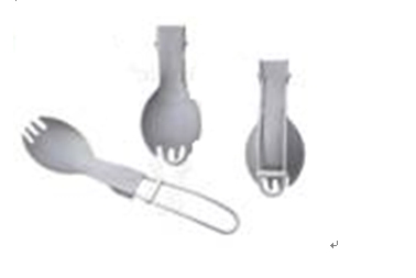 Hot Sale Cheap Stocked Titanium Spork