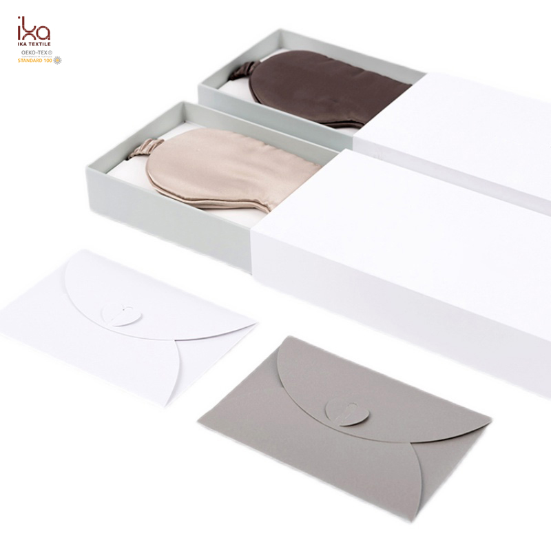 Personalised Logo Print Embroidery Wholesale Party Weighted Cooling Travel Pillow Custom 6A Mulberry Silk Eye Mask