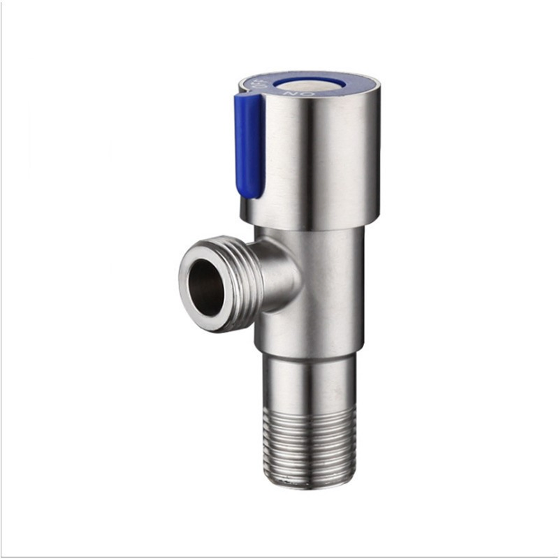 Triangle Valve Thickened and Lengthened Cold Hot Valve Water Heater 4 Points Universal All-Copper One in Two out Angle Valve