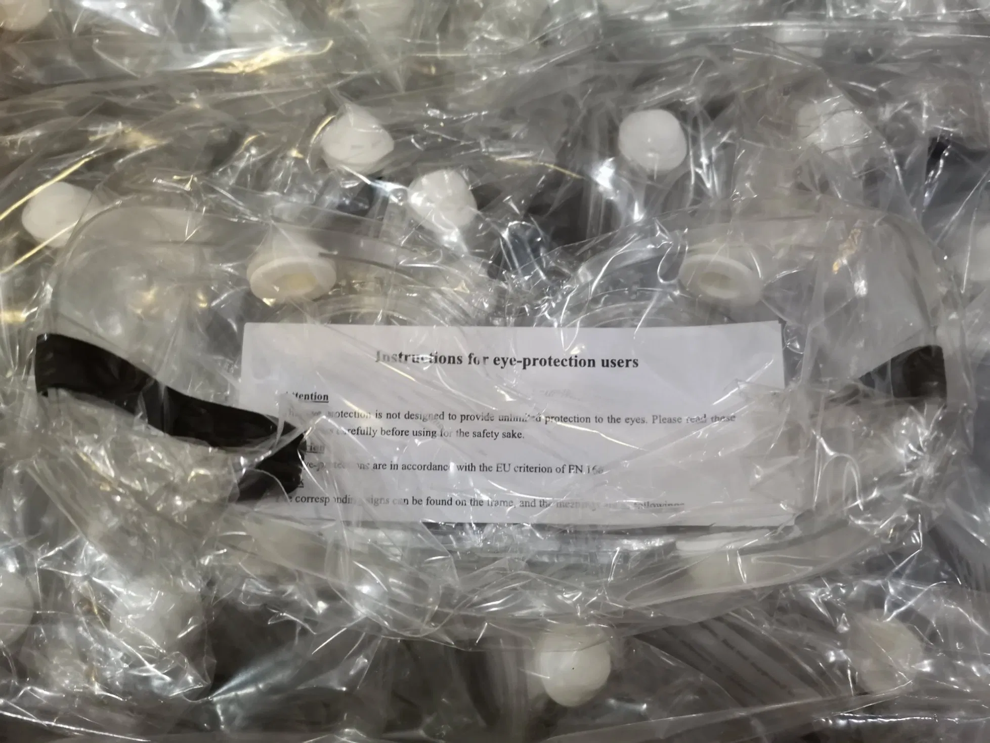 Thr-Pg-1001 Disposable Strap Type Safety Goggles (PVC)