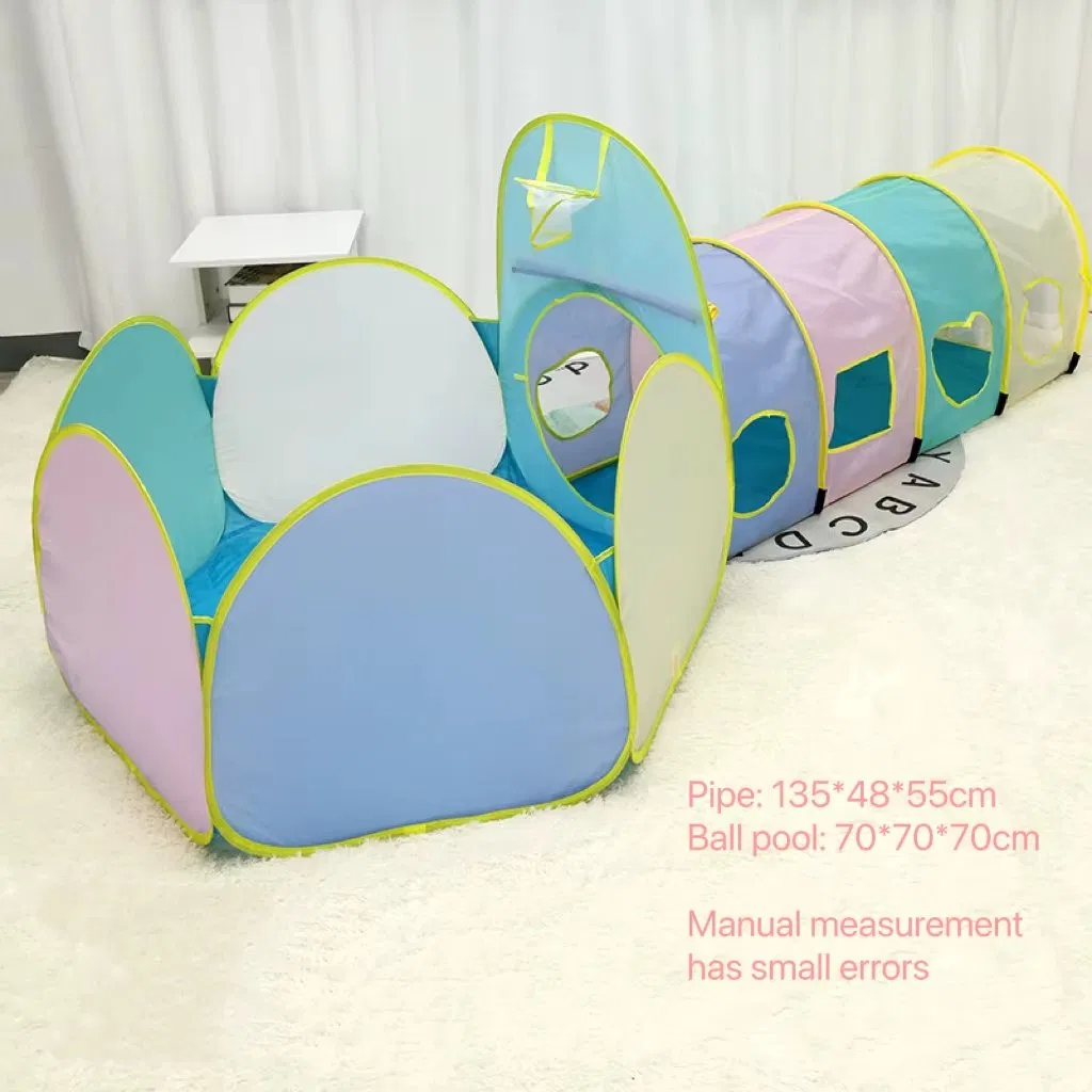 Pop up Camping Tent Kids Play Tent with Tunnel Playhouse Kids Indoor Outdoor Tent