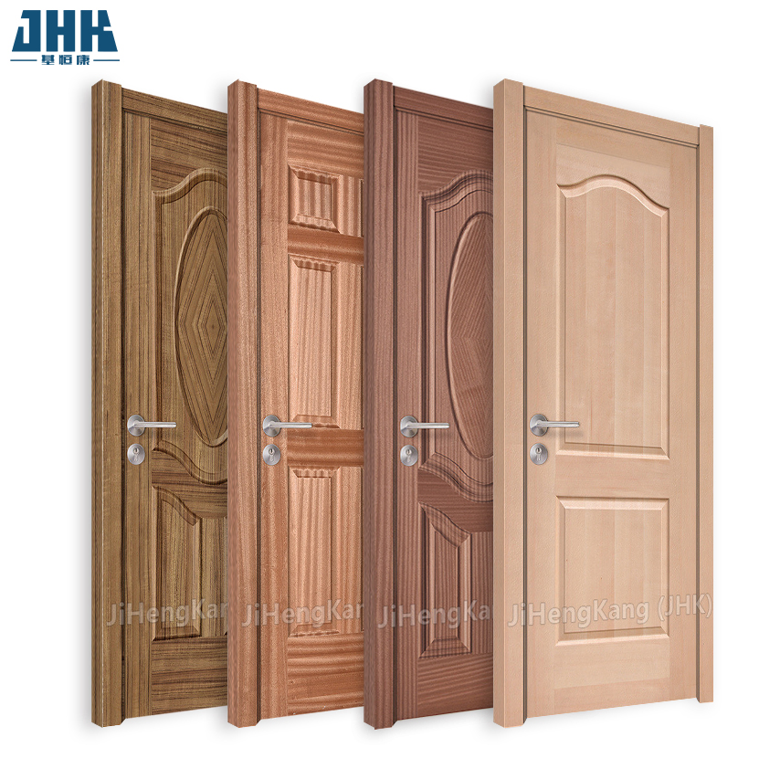 Jhk-Fashionable Designs Popular Veneer Interior Solid Wood Door
