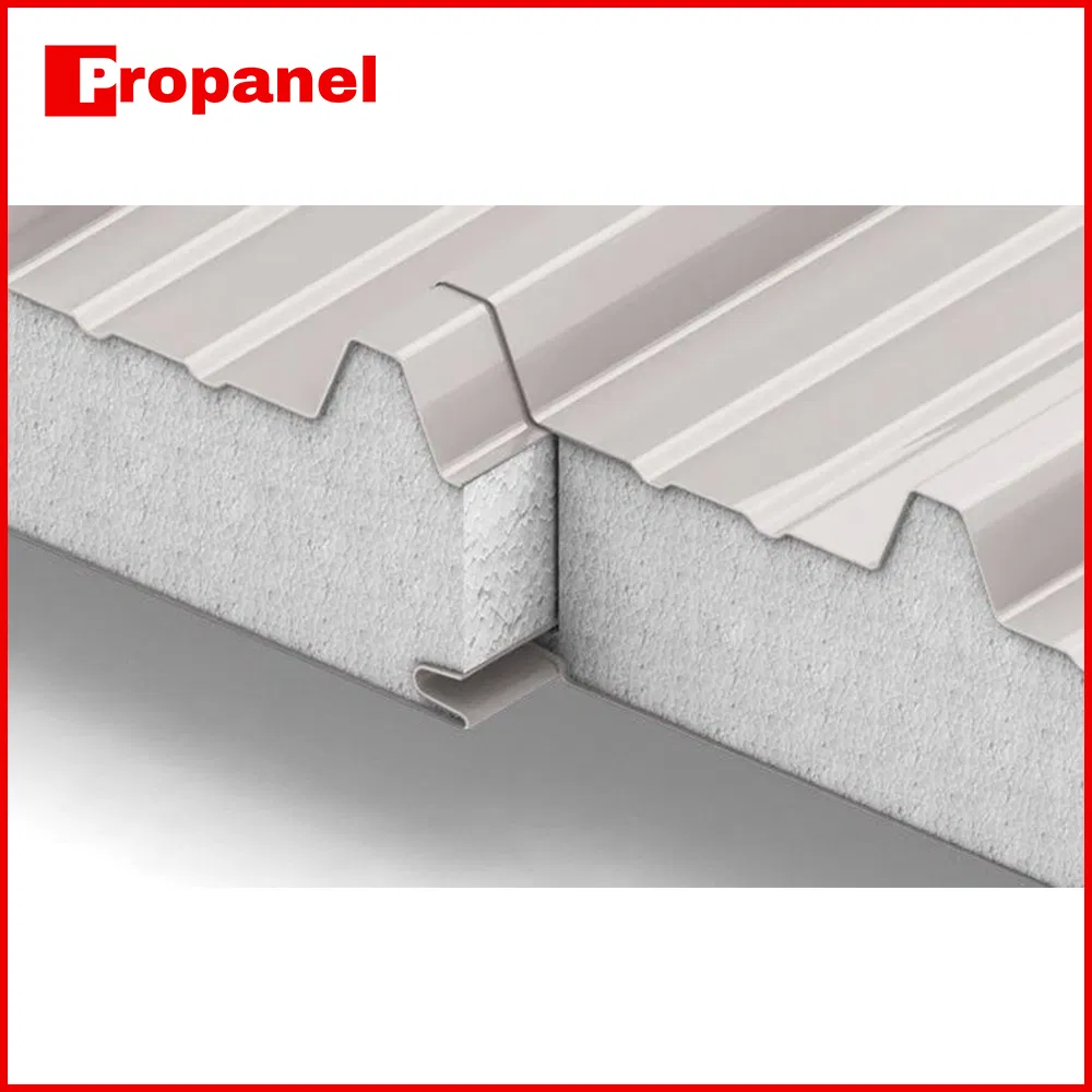 50mm/75mm/100mm/150mm EPS Roofing Sheets Sandwich Panel for Prefabricated Houses and Warehouses