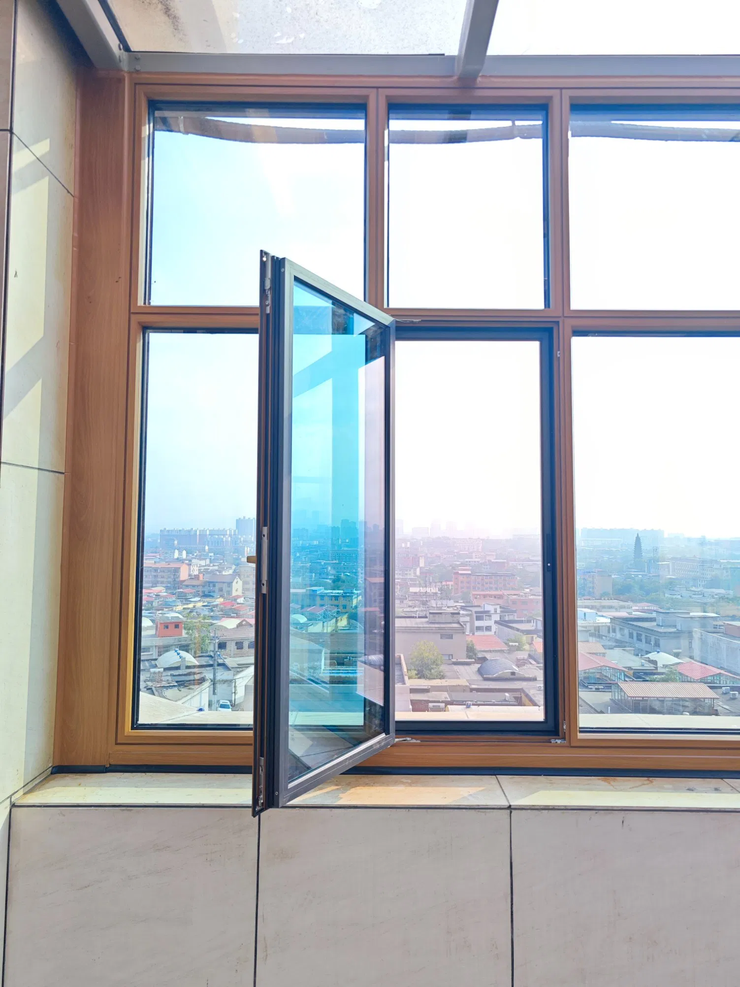 Historic Replication Aluminum Clad Wood Double-Hung Windows with Authentic Divided Lites
