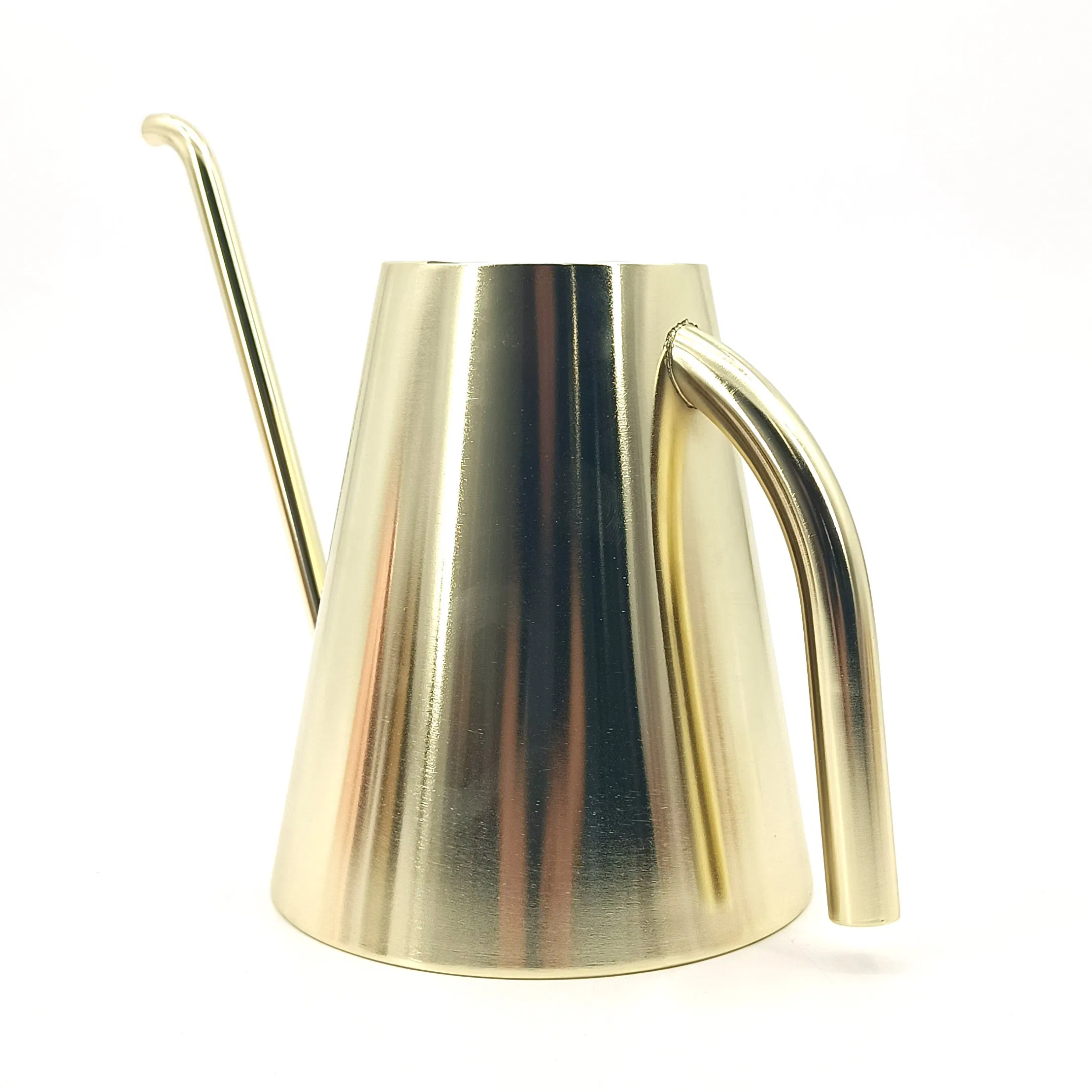 The Best Factory Modern Decorative Stainless Steel Designer Teapot Shape 1 Litre Watering Can with Long Spout