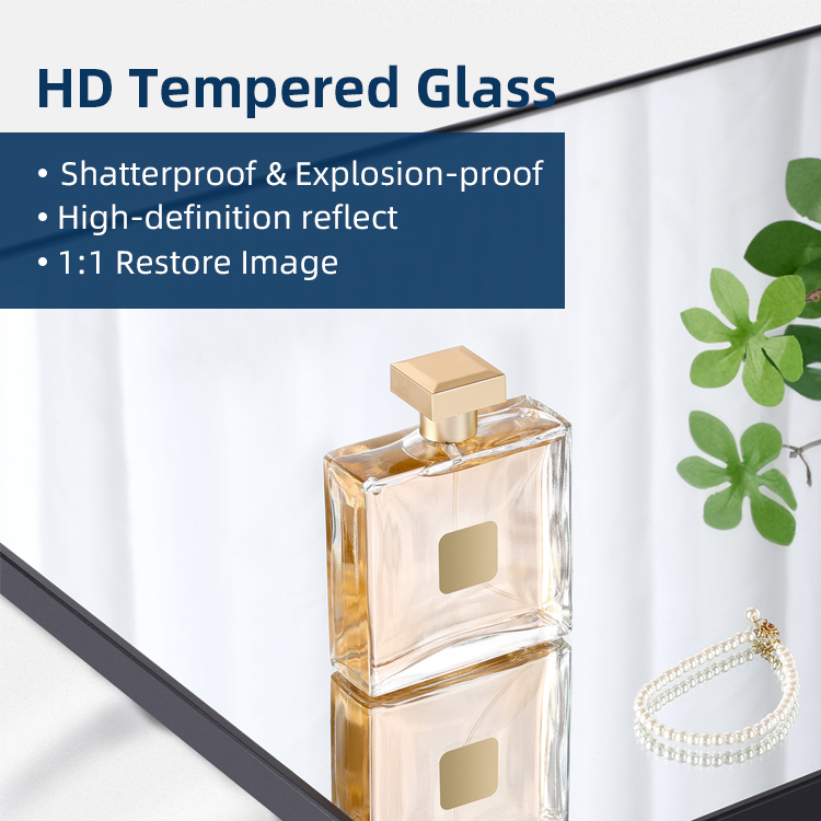 Custom Bathroom Dressing Mirror Full Length Salon Mirror LED Mirror with Touch Screen Light