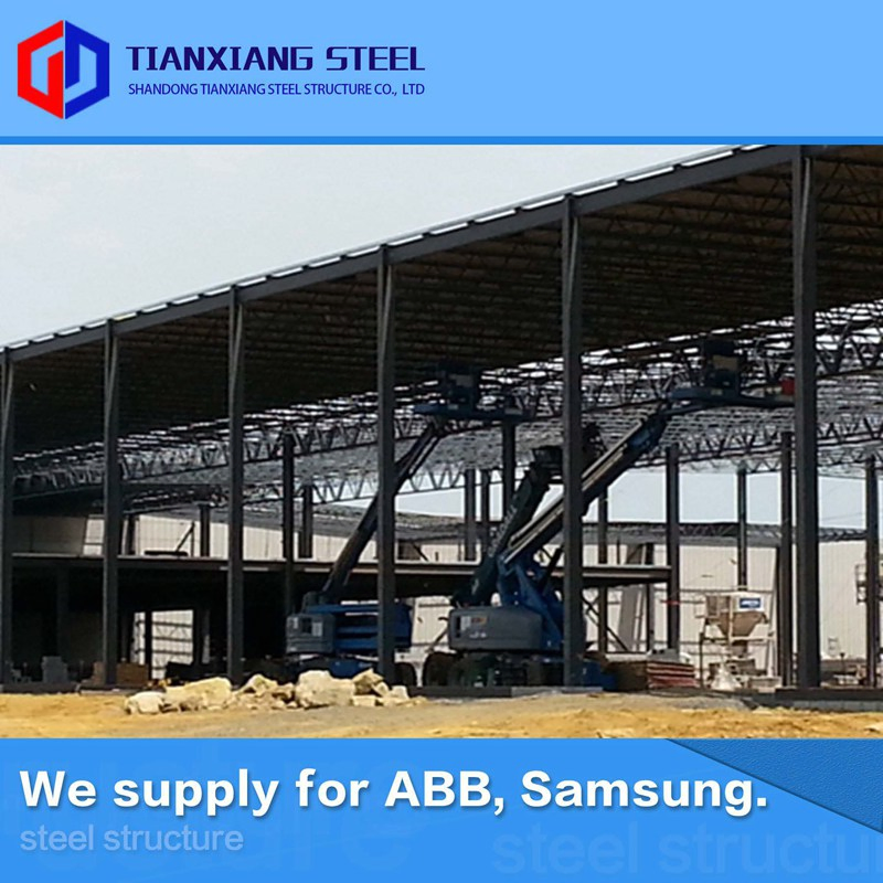 Q235B Steel convenient Transportation Metal Shop Buildings